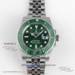V9 Factory Rolex Submariner Date 116610 Green Dial 904L Stainless Steel Jubilee Band Swiss 3135 Automatic Watch